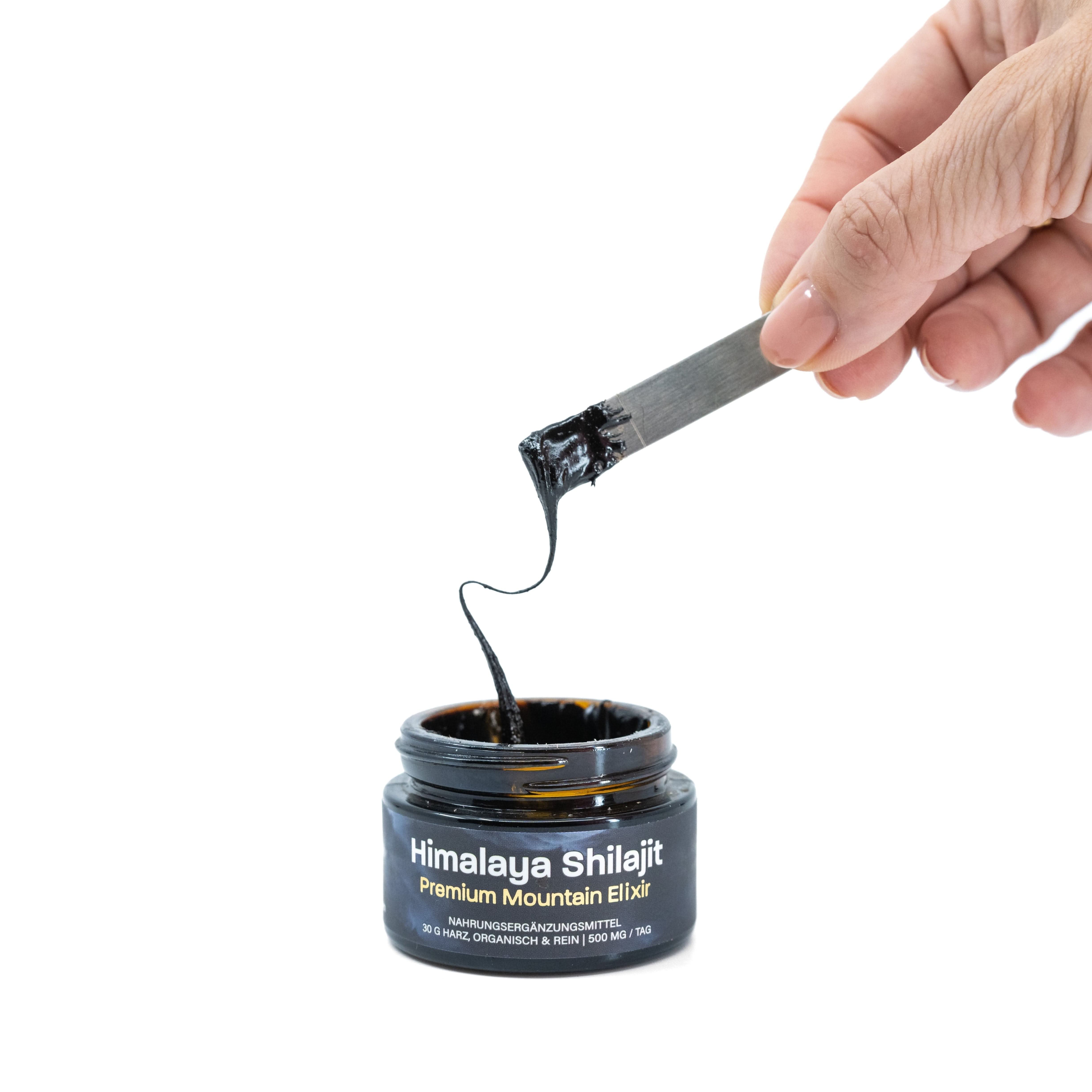 100% reines Shilajit Harz - Das Original aus dem Himalaya