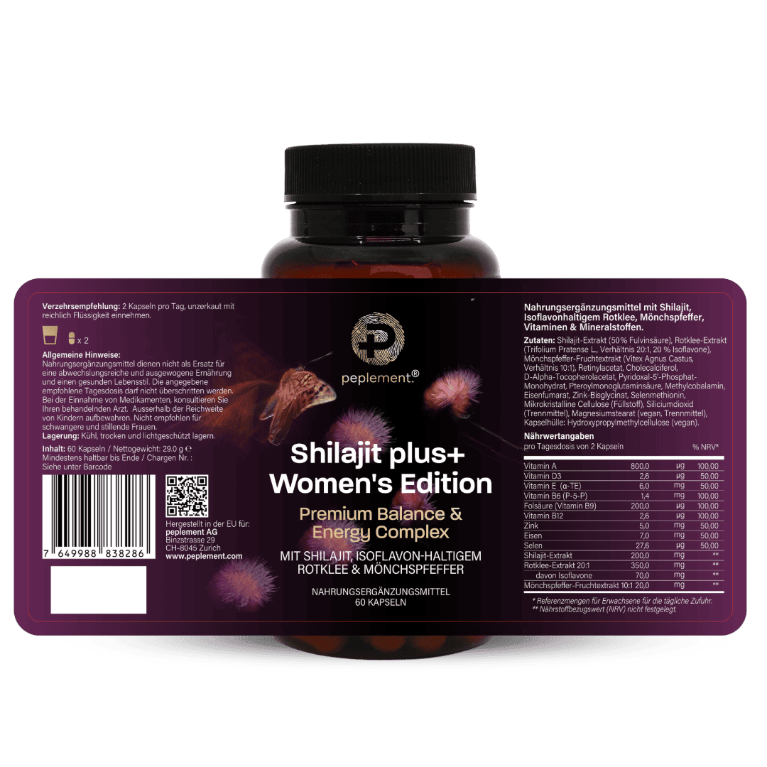 Women's Edition - Die moderne Frauenformel mit Shilajit, Pflanzenextrakten & Mikronährstoffen