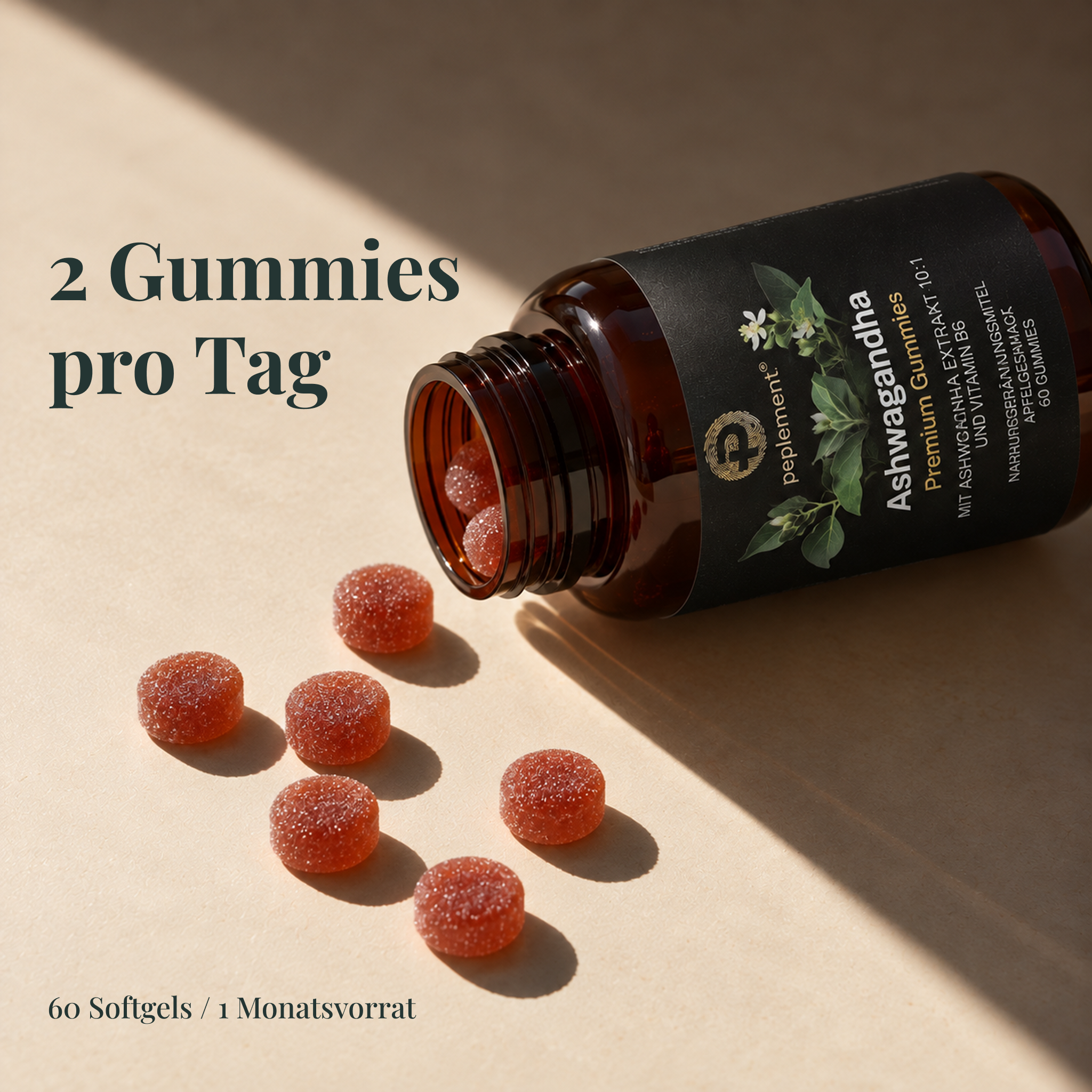 Ashwagandha Premium Gummies + Vitamin B6