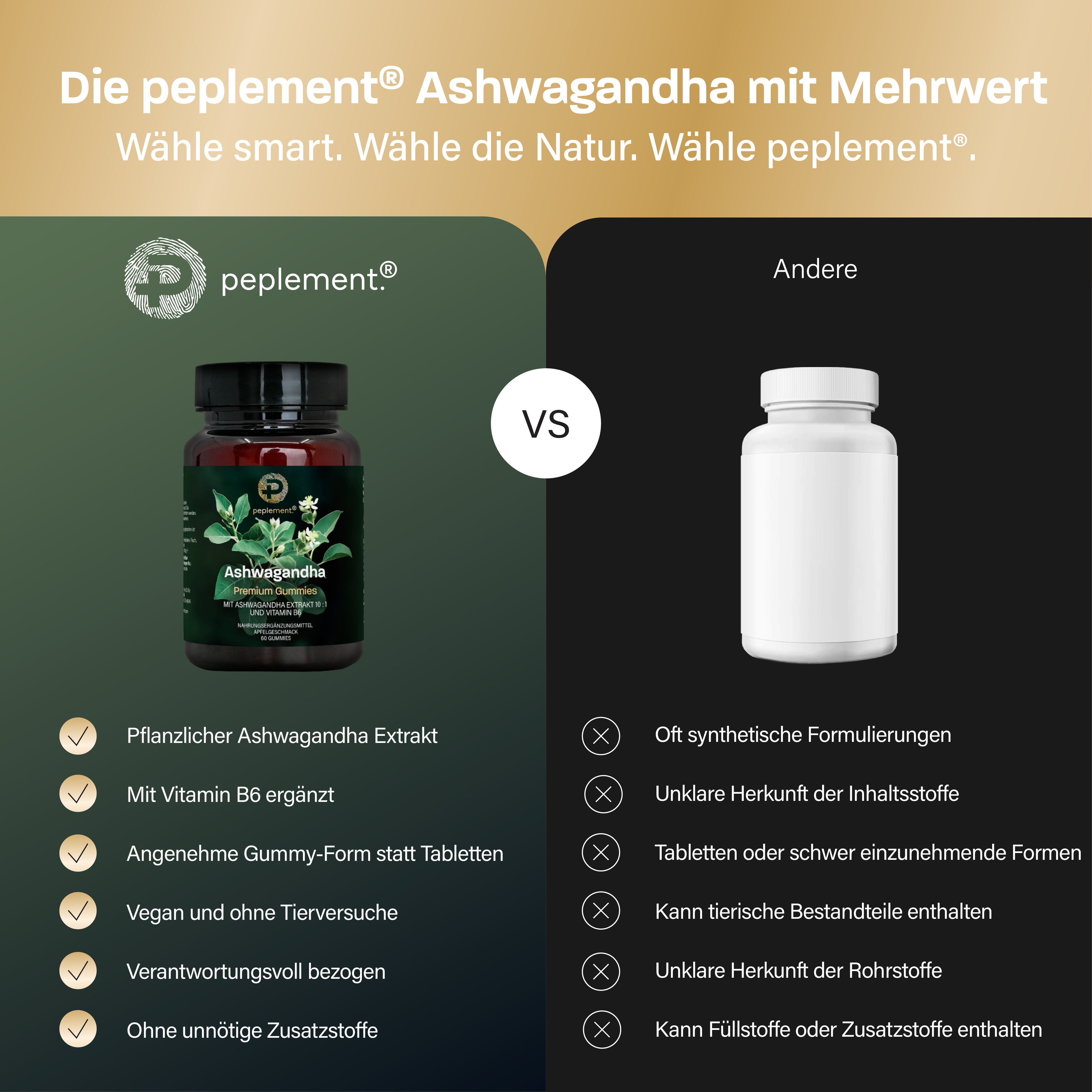 Ashwagandha Premium Gummies + Vitamin B6
