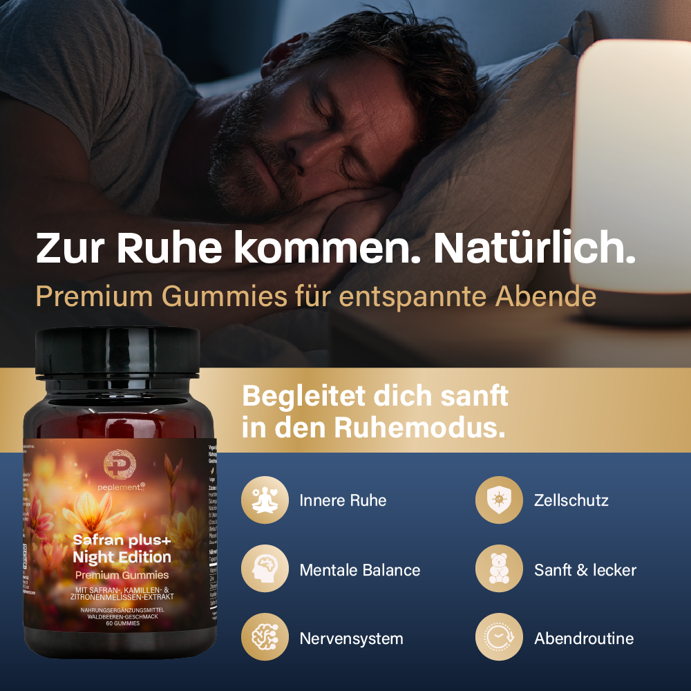 Safran plus+ Night Edition Gummies