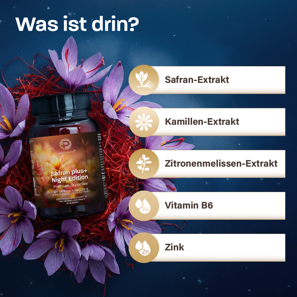 Safran plus+ Night Edition Gummies
