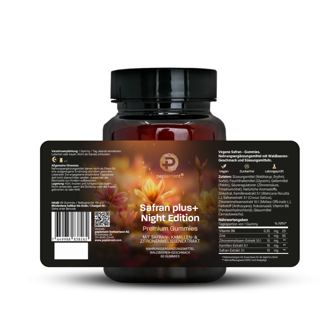 Safran plus+ Night Edition Gummies