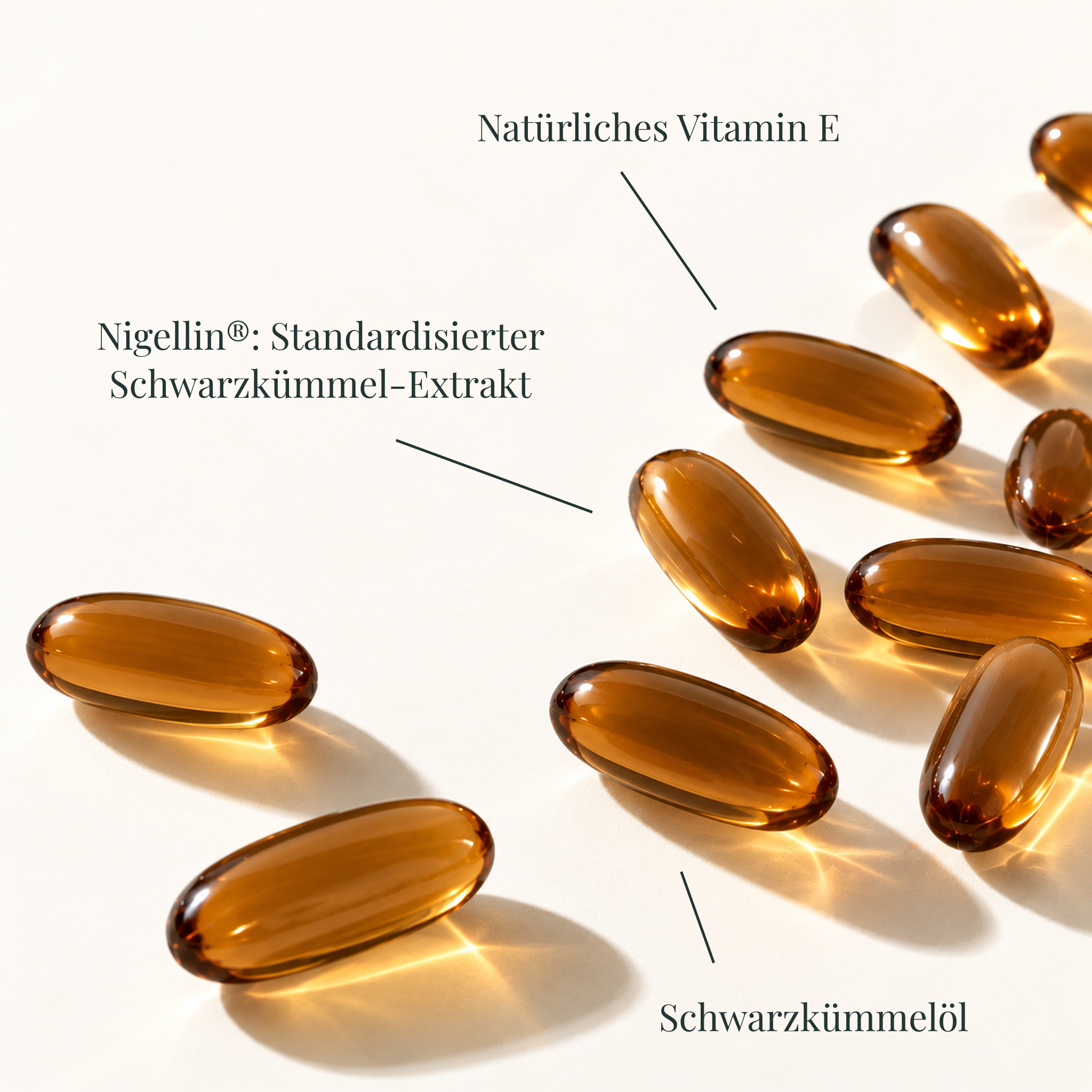 Premium Schwarzkümmelöl & Extrakt Softgel-Kapseln