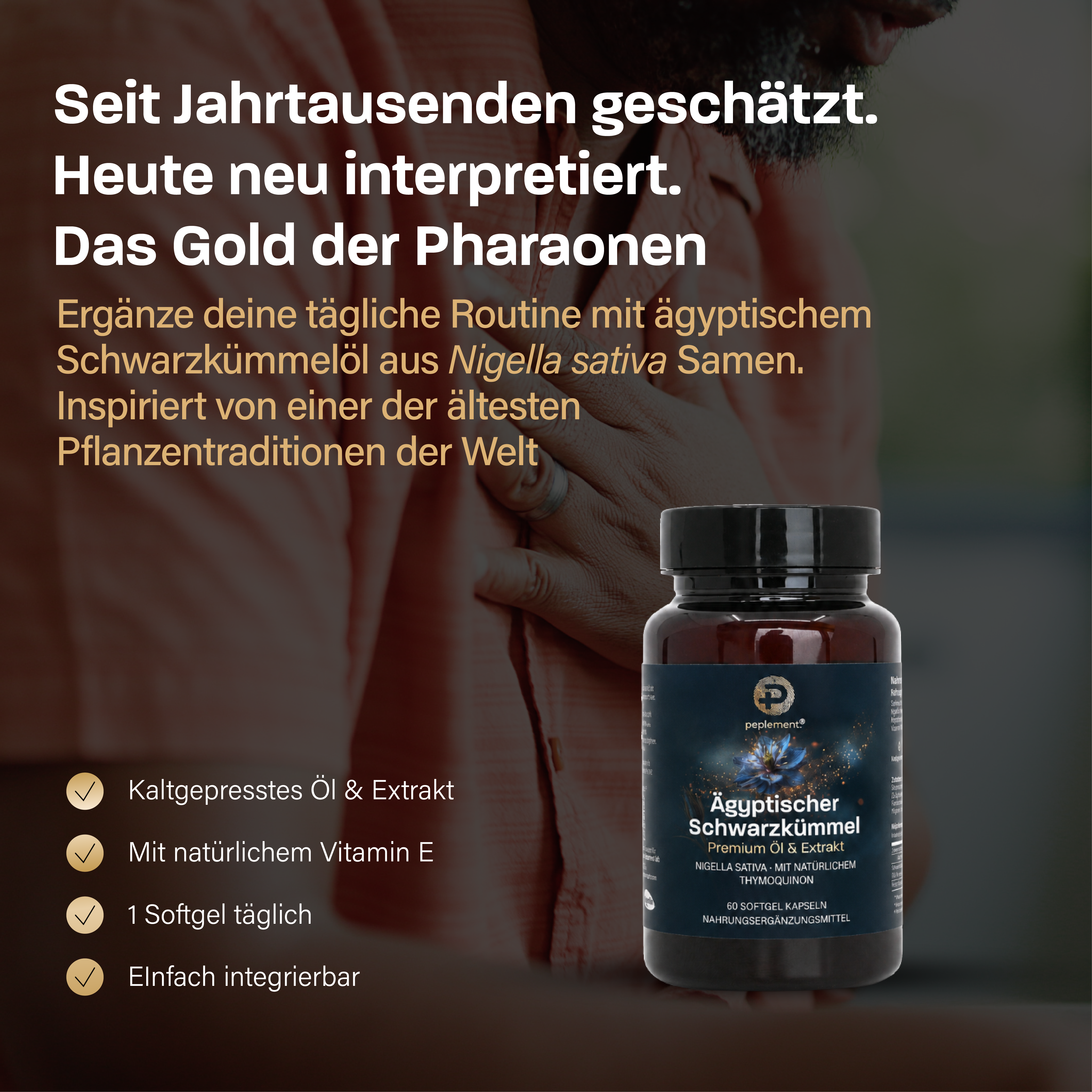Premium Schwarzkümmelöl & Extrakt Softgel-Kapseln