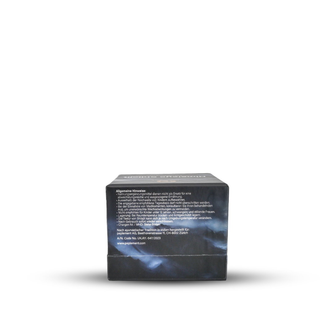 100% reines Shilajit Harz - Das Original aus dem Himalaya